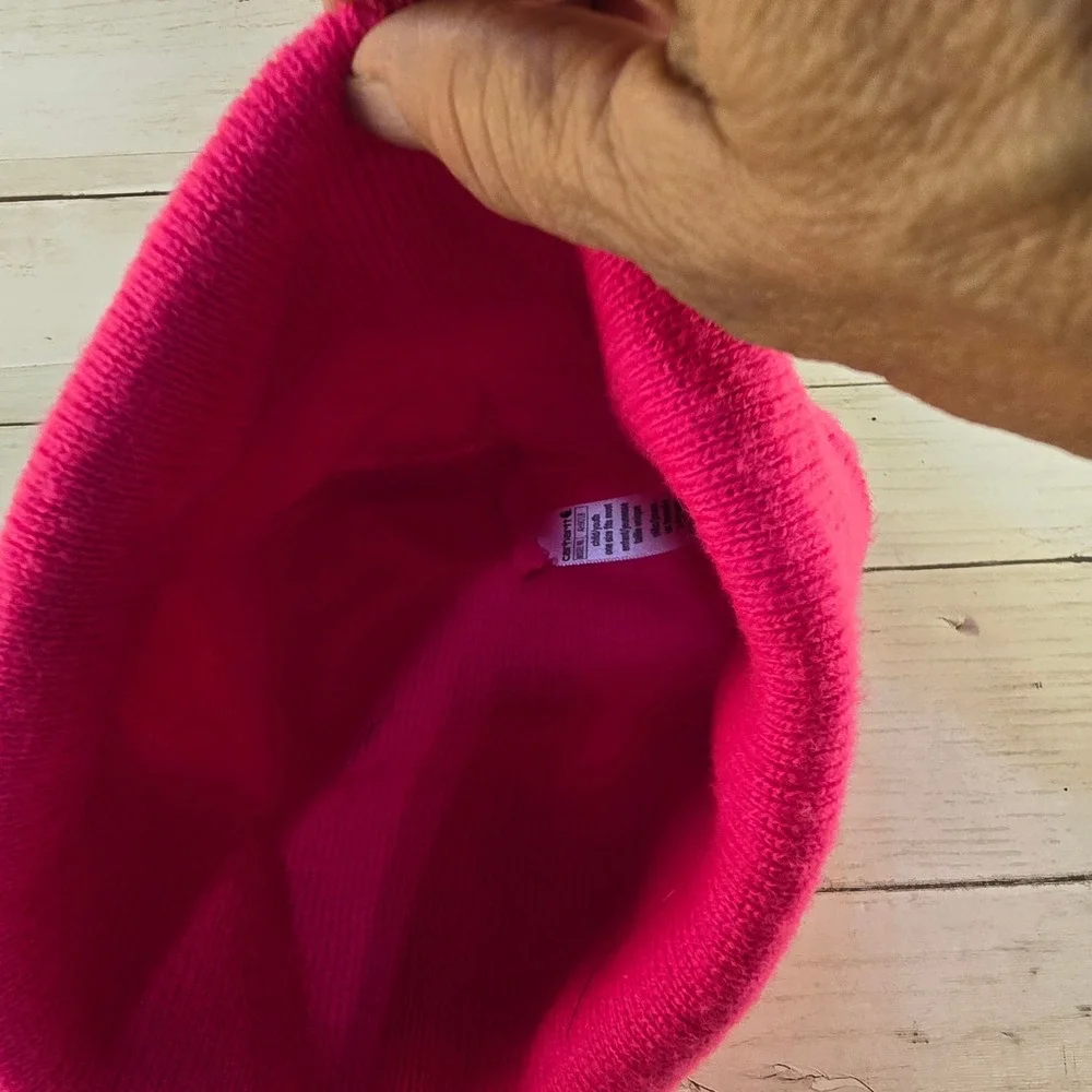 Carhartt Kids Youth Watch Hat Beanie Neon Pink Acrylic Knit AH9018 One Size